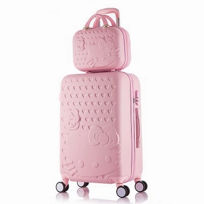14 20 Inch Hello Kitty Suitcase,Spinner Rolling Luggage,Suitcases On Wheels,Trolley Luggage