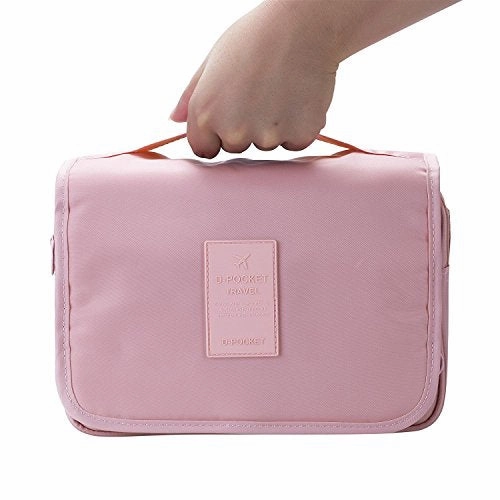 2018 New Hanging Toiletry Bag Bathroom Organizer Travel Nylon Portable Cosmetic Bag for Women and