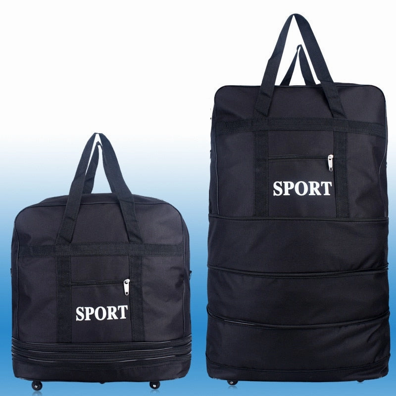 2019 Ryanair Foldable Hand Luggage Wheeled Travel Cabin Fold up Bag Travel Carry Bag Flight Folding