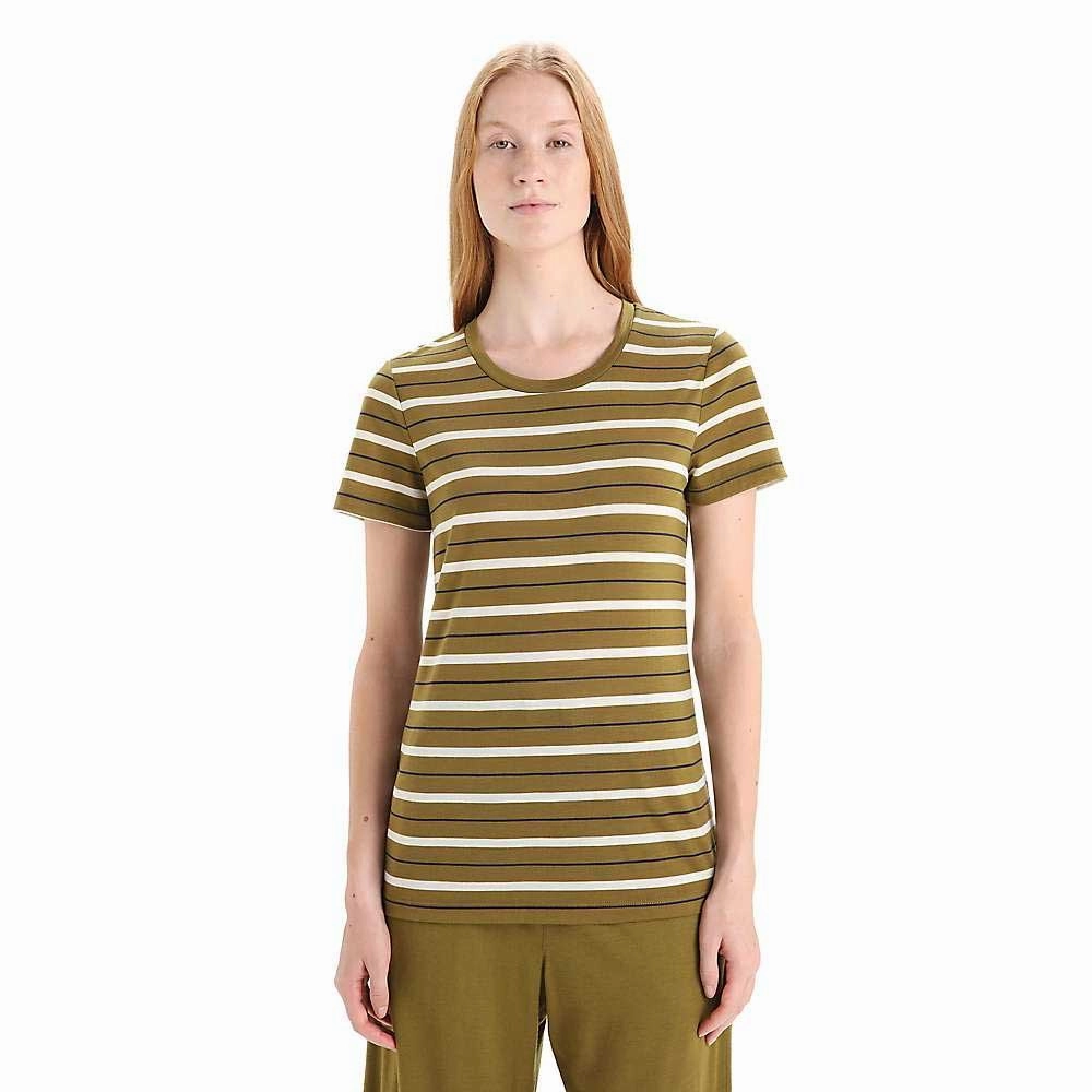 Best Seller- 2024-2025 Wide Selection For Icebreaker Womens Wave SS Stripe Tee Low Price in Stock at our genuine online store, latest style Items with big discount for you.