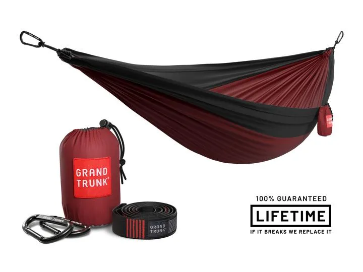 Great Selection Of Grand Trunk Double Deluxe Parachute Nylon Hammock with Straps , 100% authentic and 100% quality guarantee.
