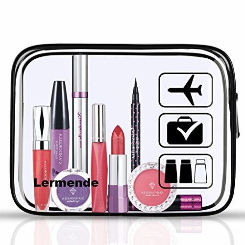 2Pcs/Pack Lermende Clear Toiletry Bag Tsa Approved Travel Carry On Airport Airline Compliant Bag