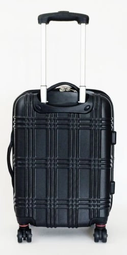 3Pc Luggage Set Hardside Rolling 4Wheel Spinner Upright Carryon Travel Abs Black