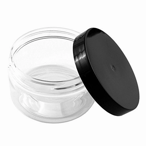 4oz Clear Plastic Jars with Labels & Spatulas & Lids (12-Pack); Straight Sided PET Low Profile BPA-Free Containers Great for Cosmetics, Kitchen, Gifts & Travel (12-Pack, Clear)