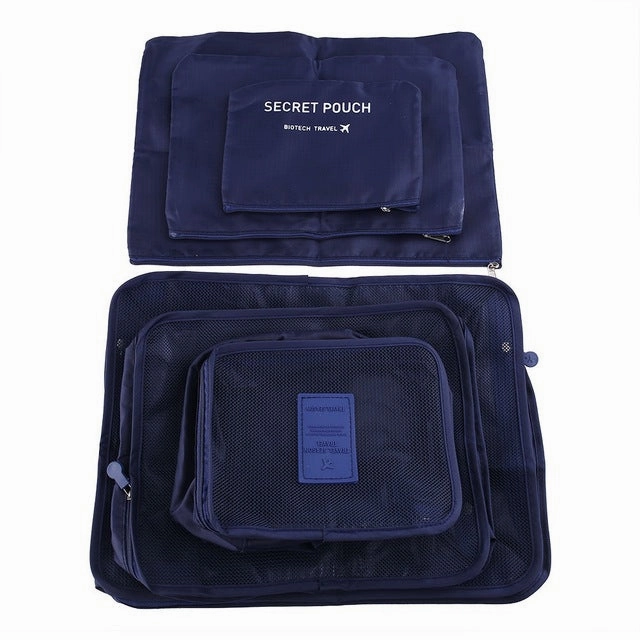 6Pcs Travel Storage Bags Shoes Clothes Toiletry Organizer Luggage Pouch Kits Wholesale Bulk Lots