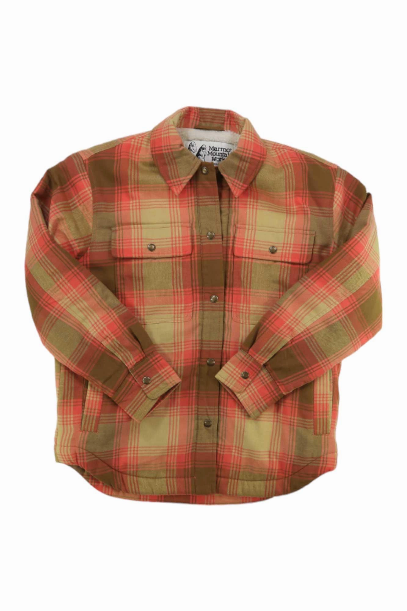 Supply 78% off Marmot Womens Ridgefield Sherpa Flannel Jacket ,100% Authentic hot sale, fast shipping with 5-7 business days, 100% satisfaction guarantee!