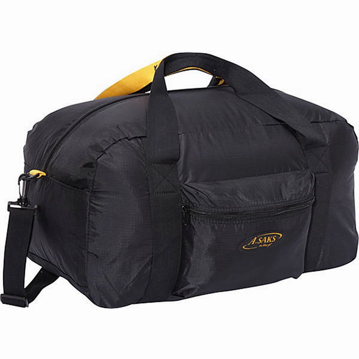 A. Saks 22" Carry On Nylon Duffel Bag w/Pouch