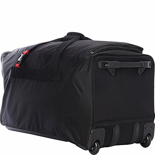 A. Saks 31" Expandable Trolley Duffel (Black/Red)