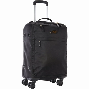 A.SAKS Expandable 22" Spinner Carry On With Removable Suiter