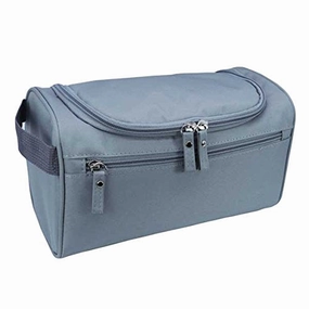 ABage Hanging Travel Toiletry Bag Travel Cosmetic Organizer Makeup Shaving Bags with Hook, Grey