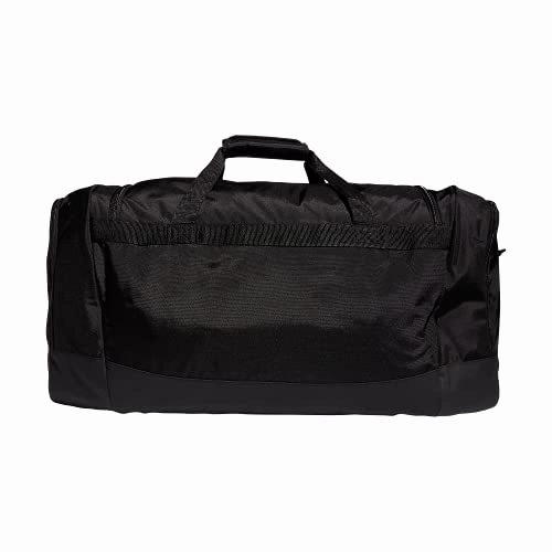 adidas Defender 4 Large Duffel Bag, Black/White, One Size