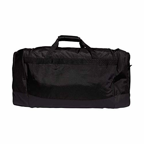 adidas Defender 4 Large Duffel Bag, Black/White, One Size