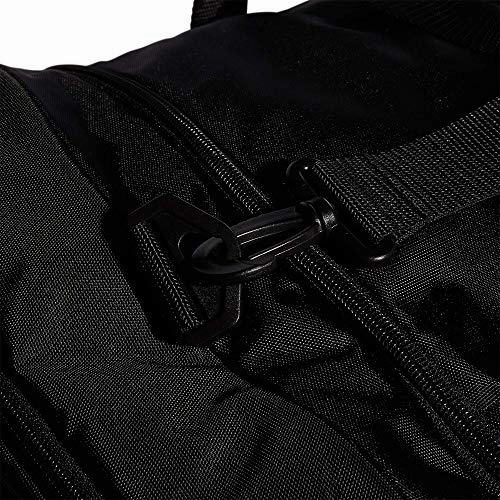 adidas Defender 4 Large Duffel Bag, Black/White, One Size