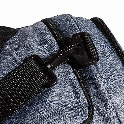 adidas Defender 4 Small Duffel Bag, Jersey Onix Grey/Black