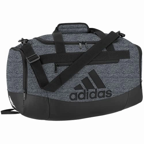 adidas Defender 4 Small Duffel Bag, Jersey Onix Grey/Black