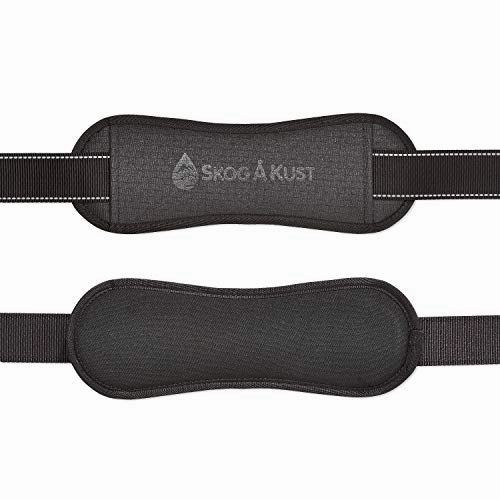 Adjustable Nylon Shoulder Strap | Universal Replacement with Padded Comfort Fit | Black (Black,