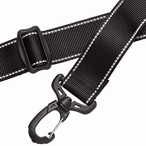 Adjustable Nylon Shoulder Strap | Universal Replacement with Padded Comfort Fit | Black (Black,