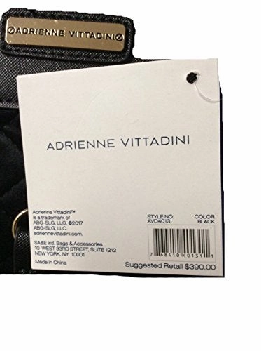Adrienne Vittadini Diamond Quilted Velvet Extra Large Travel Plush Duffle Bag - Black