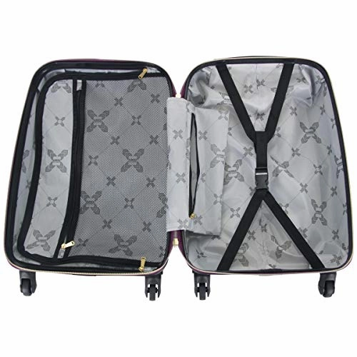 Aimee Kestenberg Diamond Anaconda Women's 20" Lightweight Hardside 4-Wheel Spinner Carry-On