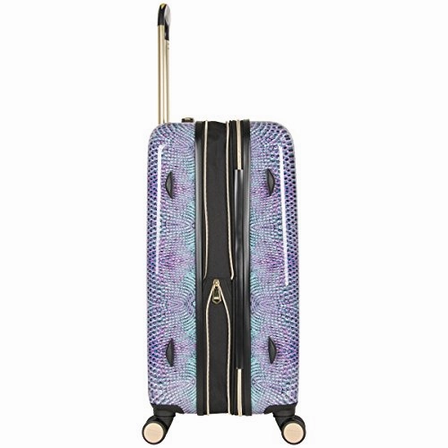 Aimee Kestenberg Women's Ivy 24" Hardside Expandable 8-Wheel Spinner Checked Luggage, Marine Python | Carry-Ons