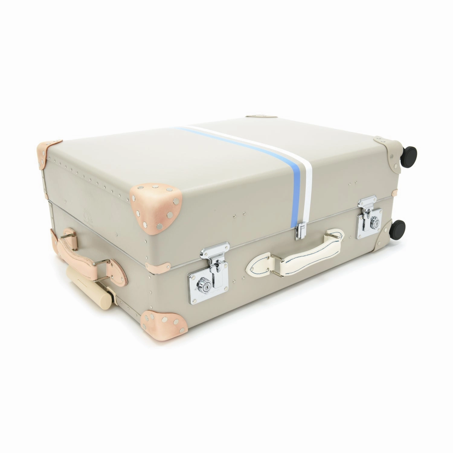 Albion  Large Check-In - 4 Wheels | Stone/Natural/Chrome