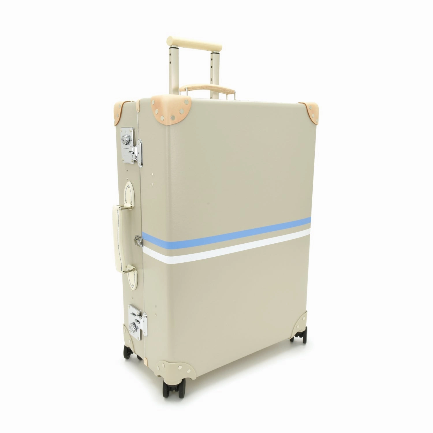 Albion  Large Check-In - 4 Wheels | Stone/Natural/Chrome