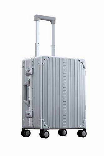 Aleon 21" Carry-On Aluminum Hardside Luggage (Platinum) Silver