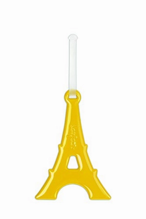 ALIFE DESIGN EIFFEL TOWER LUGGAGE TAG (YELLOW)
