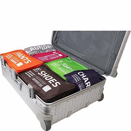 Alife Design Luggage Packing Cubes Organizers Set-B (Multi-Colors)