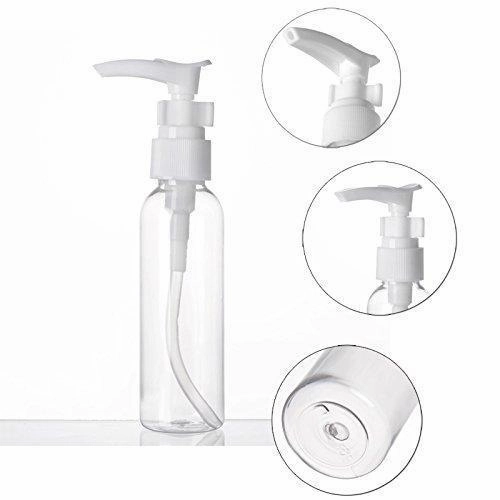 Alink 16Pcs Travel Size Toiletry Bottles Set, Tsa Approved Clear Cosmetic Makeup Liquid