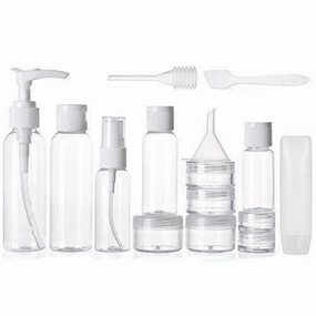 Alink 16Pcs Travel Size Toiletry Bottles Set, Tsa Approved Clear Cosmetic Makeup Liquid
