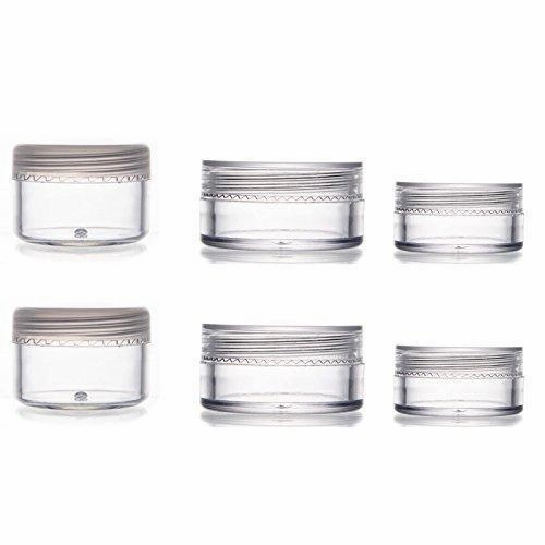 Alink 16Pcs Travel Size Toiletry Bottles Set, Tsa Approved Clear Cosmetic Makeup Liquid