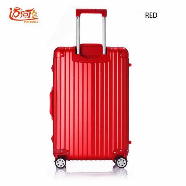 Aluminum Frame Pc Abs Children'S Suitcases Trolley Luggage, 20"24"26"29"Inch Carry On Luggage,Water