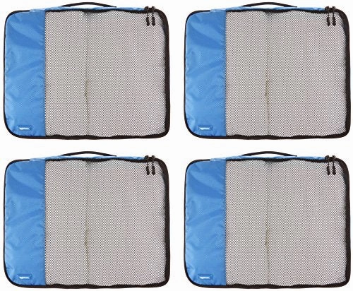 Amazonbasics 4-Piece Packing Cube Set - Large, Blue