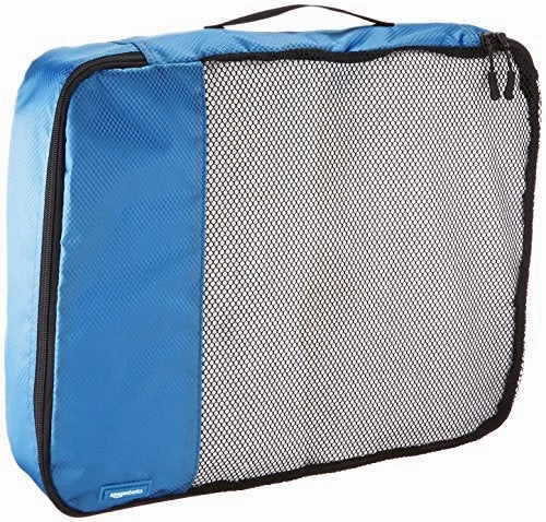 Amazonbasics 4-Piece Packing Cube Set - Large, Blue
