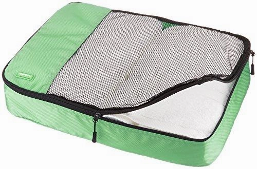 Amazonbasics 4-Piece Packing Cube Set - Large, Green