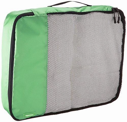 Amazonbasics 4-Piece Packing Cube Set - Large, Green