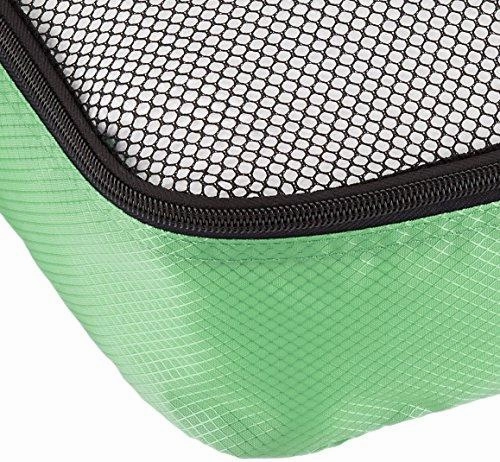 Amazonbasics 4-Piece Packing Cube Set - Large, Green