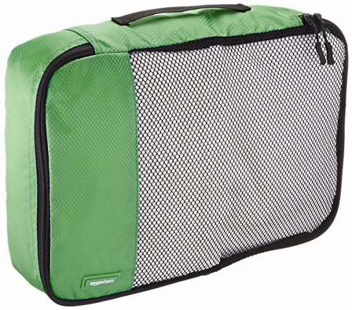Amazonbasics 4-Piece Packing Cube Set - Medium, Green