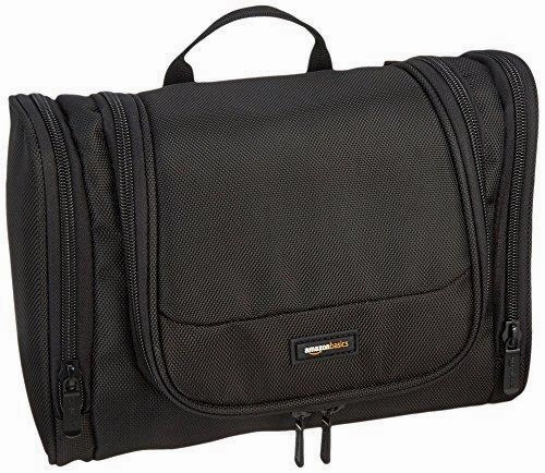 Amazonbasics Hanging Toiletry Kit, Black