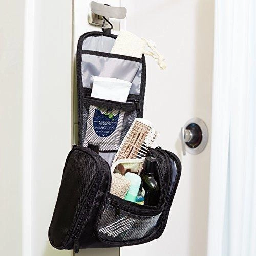 Amazonbasics Hanging Toiletry Kit, Black