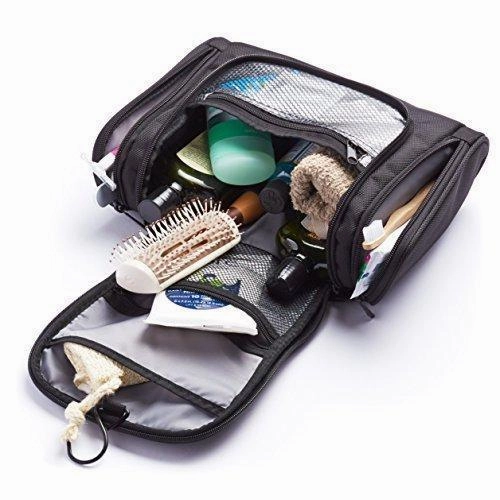 Amazonbasics Hanging Toiletry Kit, Black