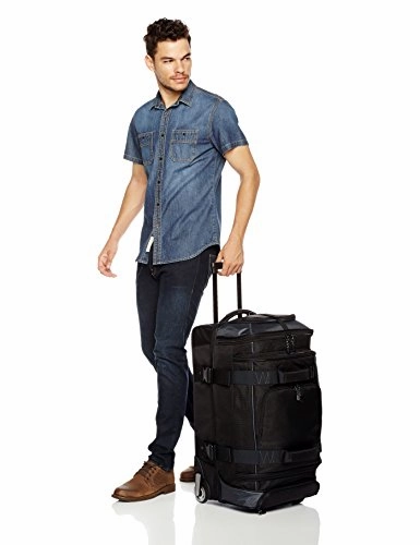 Amazonbasics Ripstop Wheeled Duffel - 26-Inch, Black