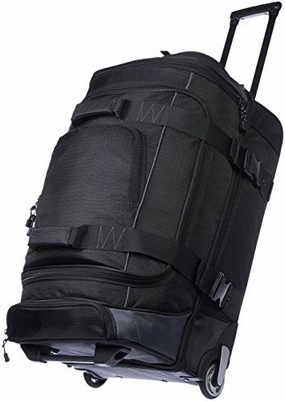 Amazonbasics Ripstop Wheeled Duffel - 26-Inch, Black