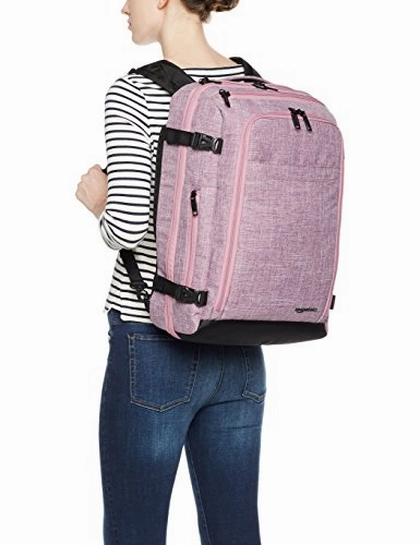 Amazonbasics Slim Carry On Backpack, Purple