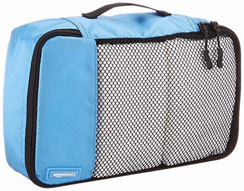 Amazonbasics Small  Packing Cubes - 4 Piece Set, Sky Blue