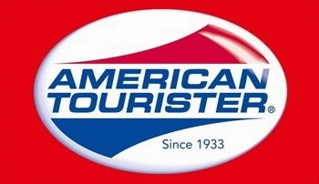 American Tourister 2 Security ID Luggage Tags AM1084NG (2 Tags) Red