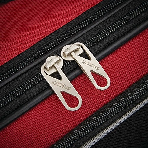 American Tourister 3-Piece Set, Red/Black