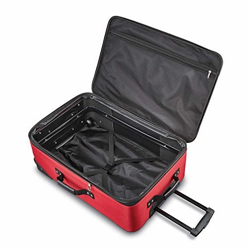 American Tourister 3-Piece Set, Red/Black