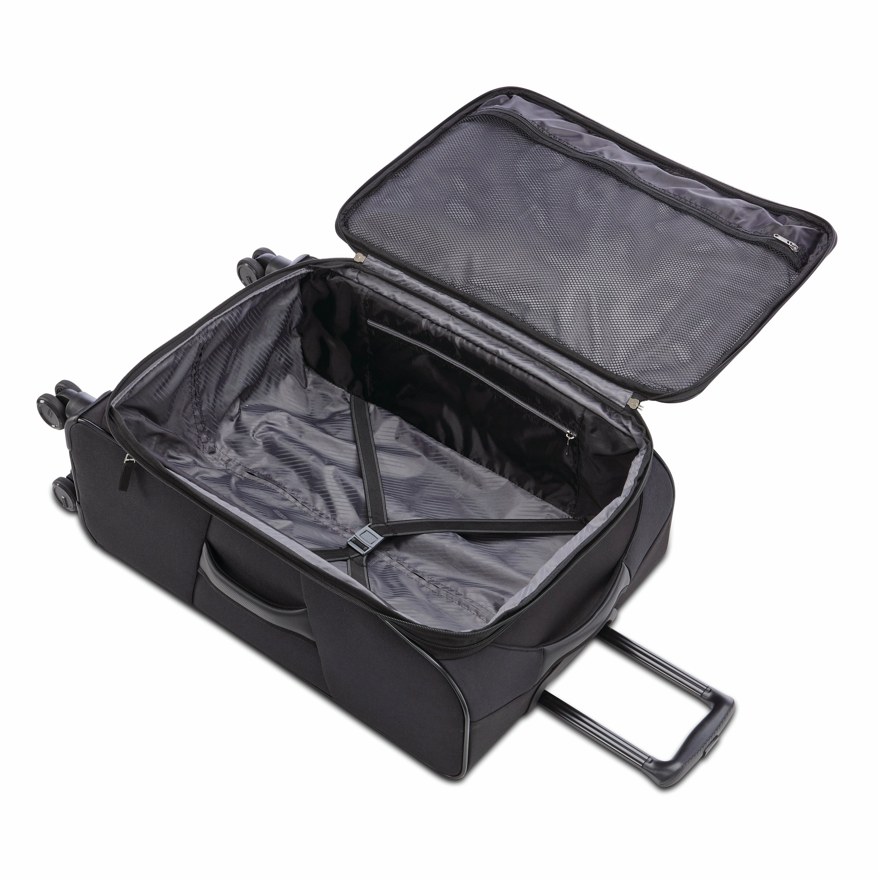 American Tourister 4 KIX 2.0 Softside Spinner Luggage, 20 Inch Carry On